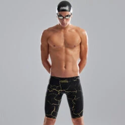 Funky Trunks - Cracked Gold - Mens Apex Predator X Jammers -Swim and Beyond funky trunks cracked gold mens apex predator x jammers 3