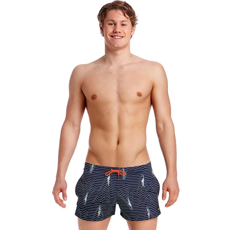 Funky Trunks - Deep Water Mens Shorty Shorts Short 1 Funky Trunks - Deep Water Mens Shorty Shorts Short