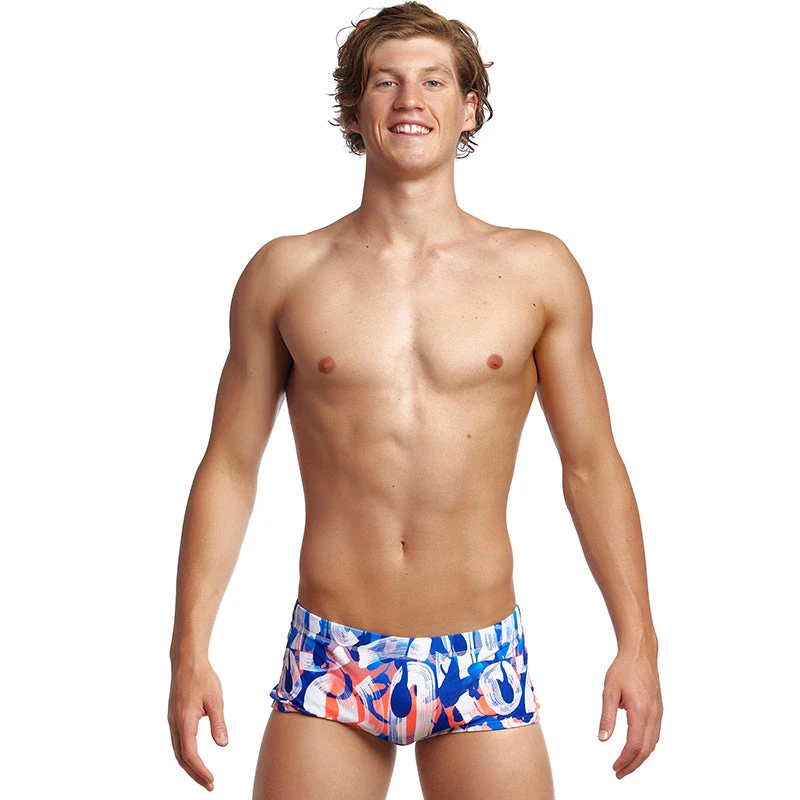 Funky Trunks - Different Strokes - Mens Plain Front Trunks 1 Funky Trunks - Different Strokes - Mens Plain Front Trunks