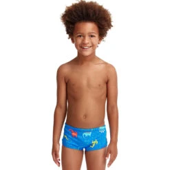 Funky Trunks - Dino Soup - Toddler Boys Printed Trunks