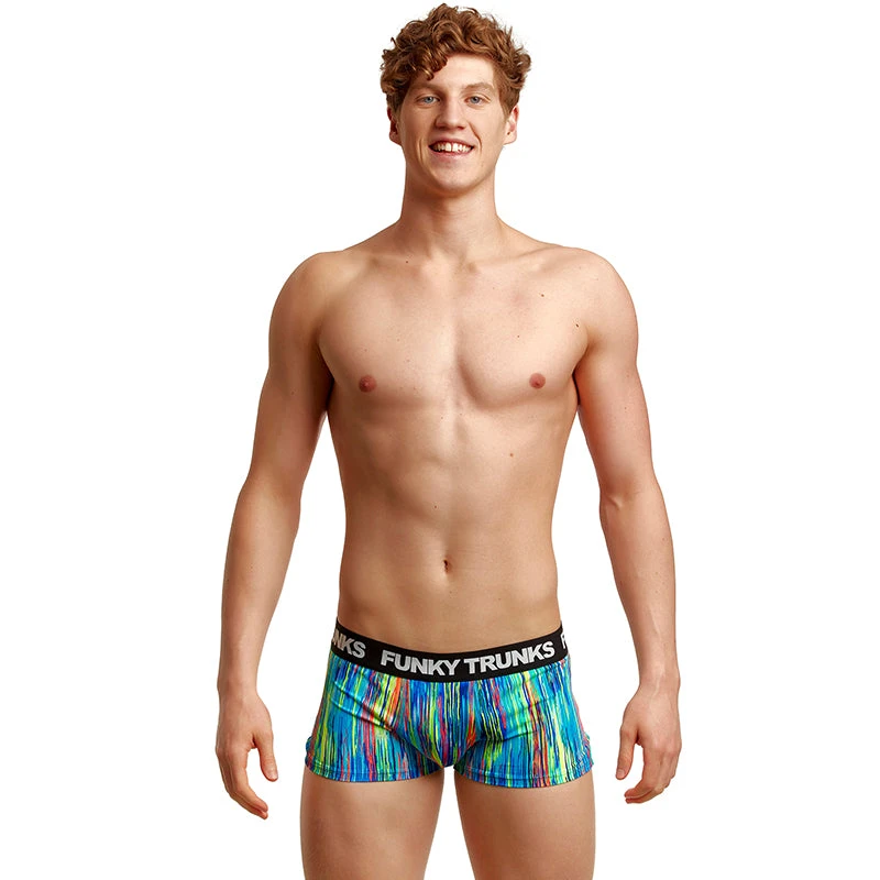 Funky Trunks - Dripping Paint - Mens Underwear Trunks 1 Funky Trunks - Dripping Paint - Mens Underwear Trunks