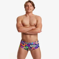 Funky Trunks - Dunking Donuts Mens Classic Trunks -Swim and Beyond funky trunks dunking donuts mens classic trunks 3