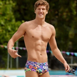 Funky Trunks - Dunking Donuts Mens Classic Trunks -Swim and Beyond funky trunks dunking donuts mens classic trunks 5