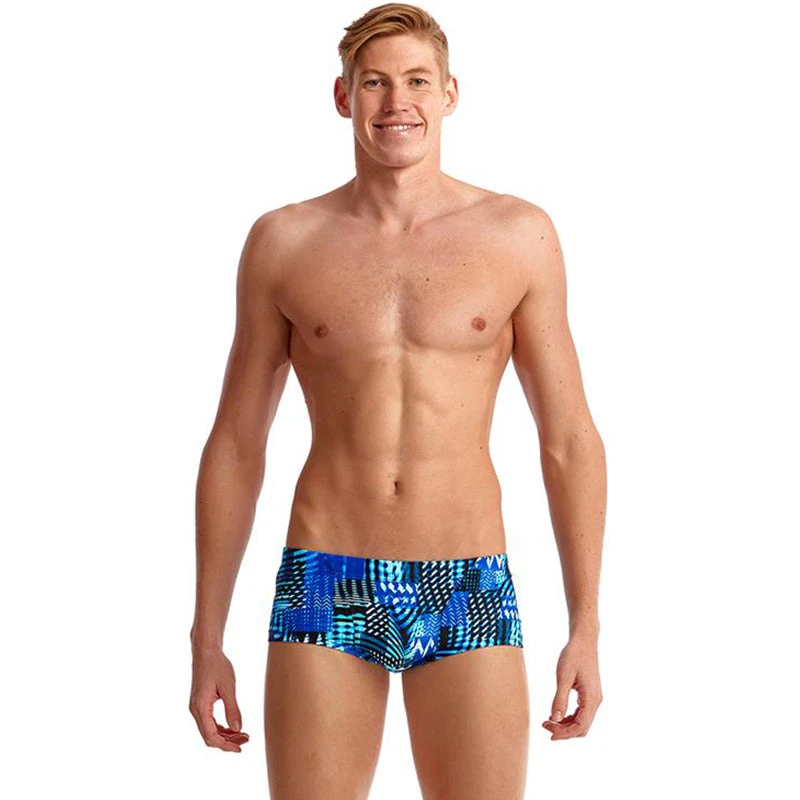 Funky Trunks - Electric Nights - Mens Classic Trunks 1 Funky Trunks - Electric Nights - Mens Classic Trunks