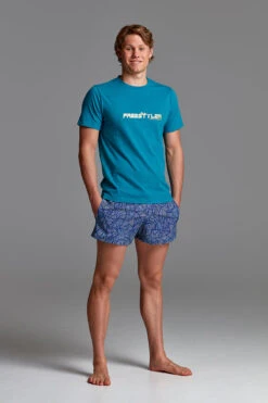 Funky Trunks - Golden Freestyler - Mens Crew Neck T-shirt -Swim and Beyond funky trunks golden freestyler mens crew neck t shirt 4