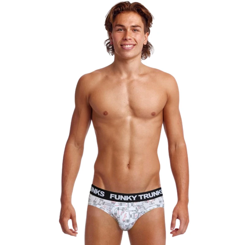 Funky Trunks - Good Plumbing - Mens Underwear Briefs 1 Funky Trunks - Good Plumbing - Mens Underwear Briefs