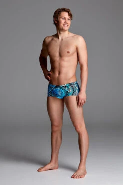 Funky Trunks - Holy Cow Mens Plain Front Trunks -Swim and Beyond funky trunks holy cow plain front trunks 4