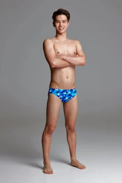 Funky Trunks - Ice Fortress Boys Classic Brief -Swim and Beyond funky trunks ice fortress boys classic brief 4