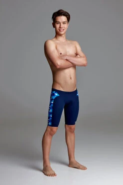 Funky Trunks - Ice Fortress Boys Training Jammer -Swim and Beyond funky trunks ice fortress boys training jammer 5