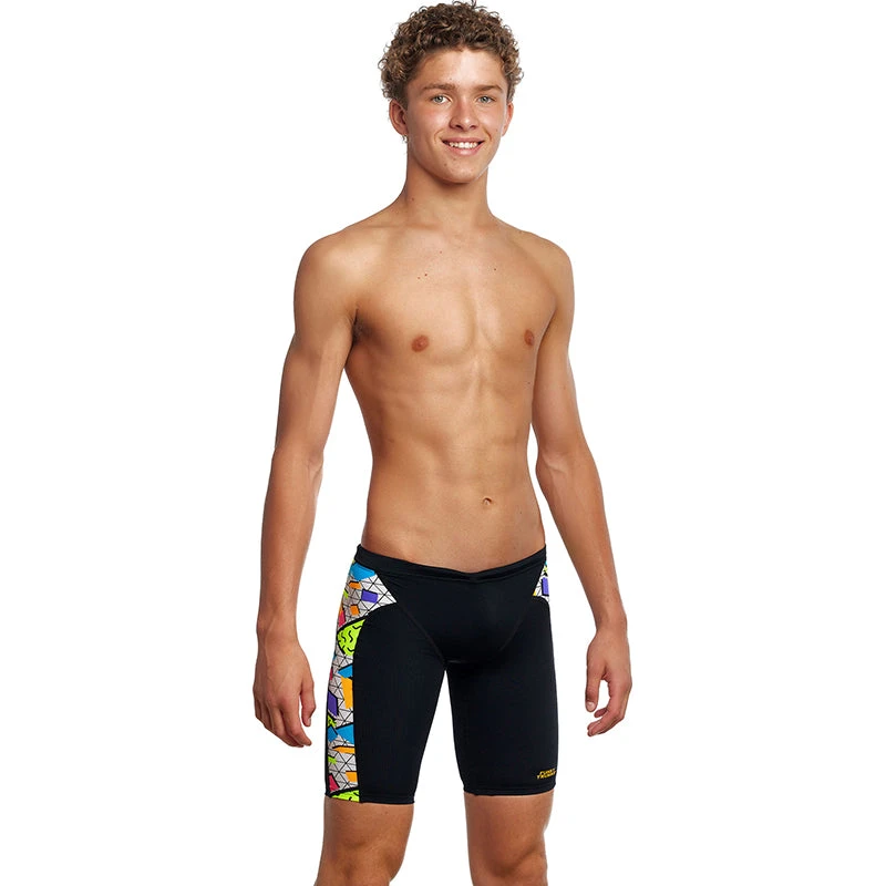 Funky Trunks - Jumbled Up - Boys Training Jammers 1 Funky Trunks - Jumbled Up - Boys Training Jammers