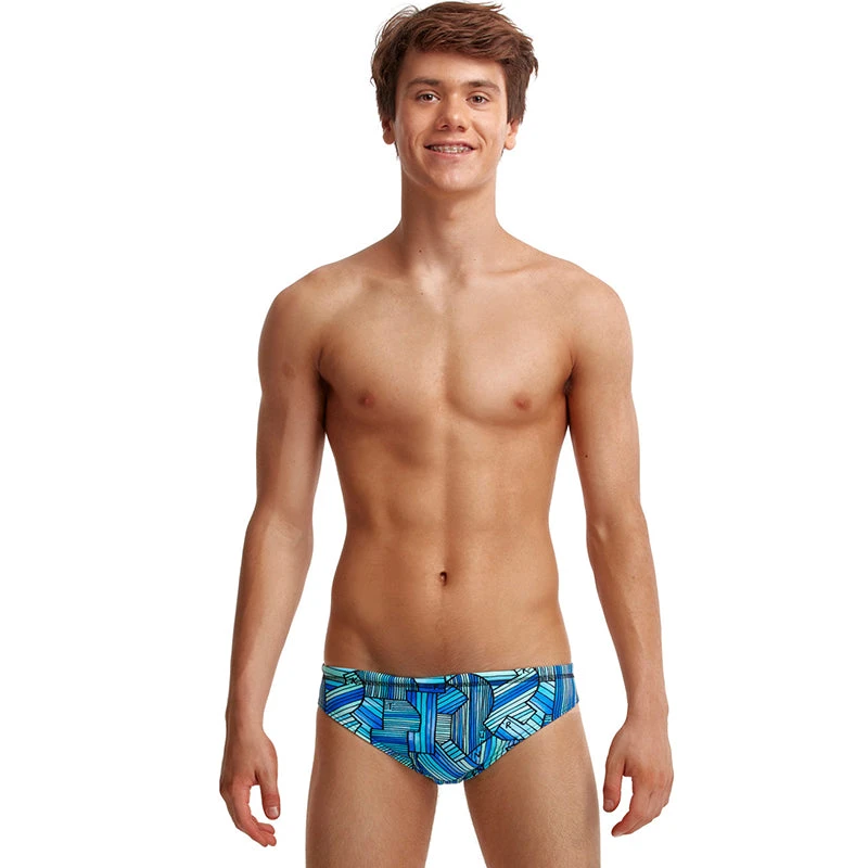 Funky Trunks - Land Grab - Boys Classic Briefs 1 Funky Trunks - Land Grab - Boys Classic Briefs