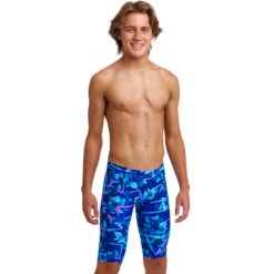 Funky Trunks - Leaf Laser - Boys Training Jammers