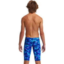 Funky Trunks - Leaf Laser - Boys Training Jammers -Swim and Beyond funky trunks leaf laser boys training jammers 3
