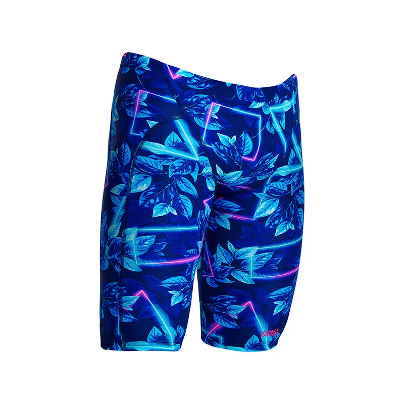 Funky Trunks - Leaf Laser - Mens Training Jammers 2 Funky Trunks - Leaf Laser - Mens Training Jammers - Image 2