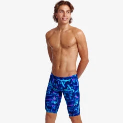 Funky Trunks - Leaf Laser - Mens Training Jammers 11 Funky Trunks - Leaf Laser - Mens Training Jammers -Swim and Beyond funky trunks leaf laser mens training jammers 5