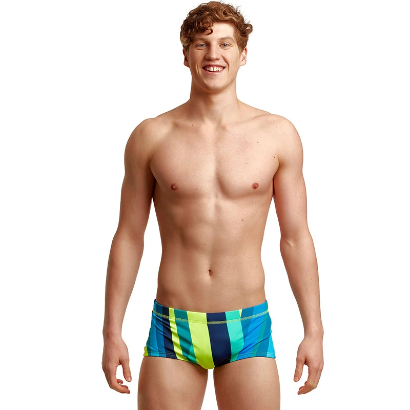 Funky Trunks - Light Sabre - Mens Plain Front Trunks 1 Funky Trunks - Light Sabre - Mens Plain Front Trunks