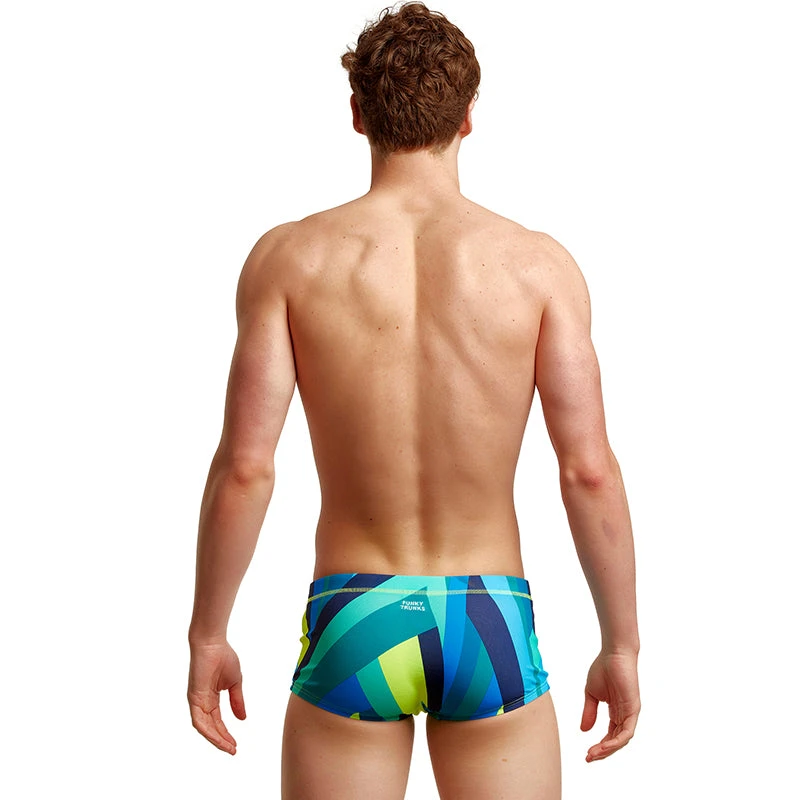 Funky Trunks - Light Sabre - Mens Plain Front Trunks 2 Funky Trunks - Light Sabre - Mens Plain Front Trunks - Image 2