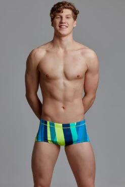 Funky Trunks - Light Sabre - Mens Plain Front Trunks 7 Funky Trunks - Light Sabre - Mens Plain Front Trunks -Swim and Beyond funky trunks light sabre mens plain front trunks 3