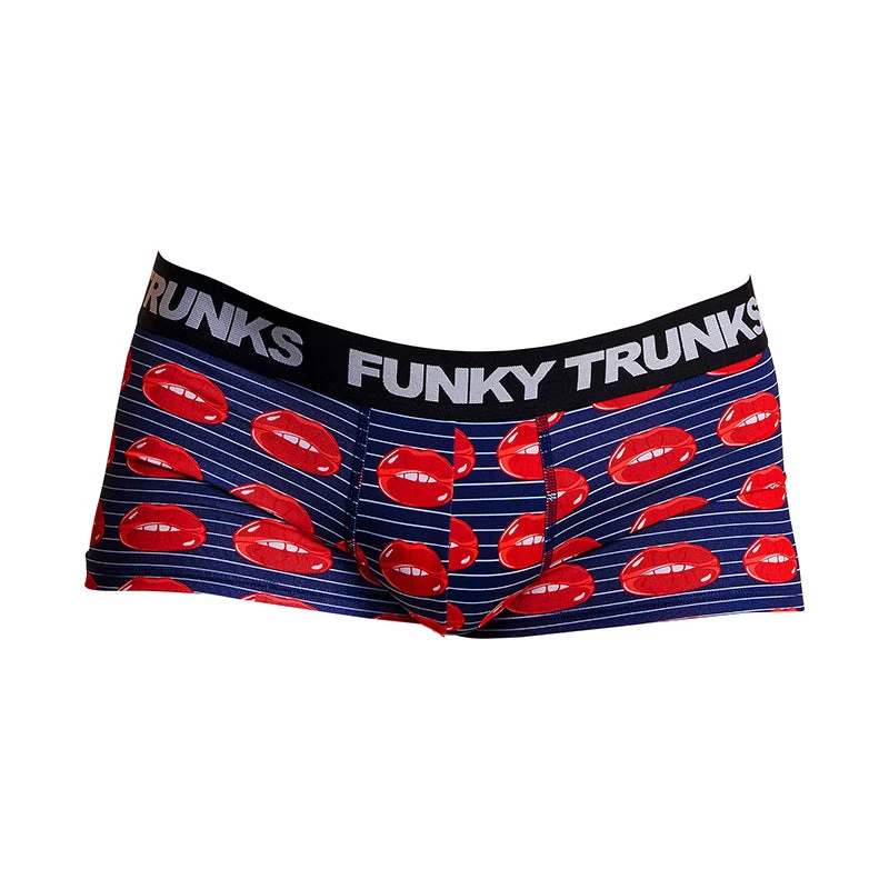 Funky Trunks - Lip Service - Mens Underwear Trunks 2 Funky Trunks - Lip Service - Mens Underwear Trunks - Image 2