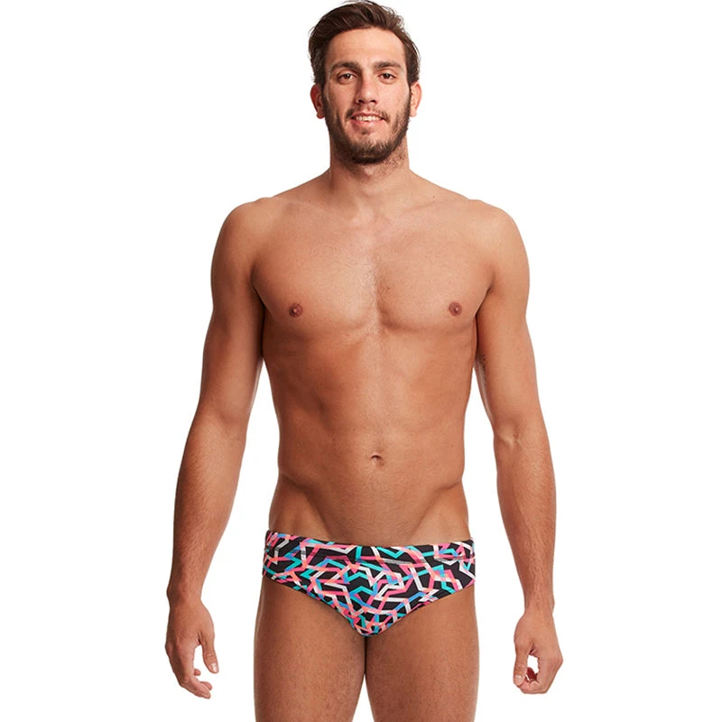 Funky Trunks - Live Streamer - Mens Classic Briefs 1 Funky Trunks - Live Streamer - Mens Classic Briefs