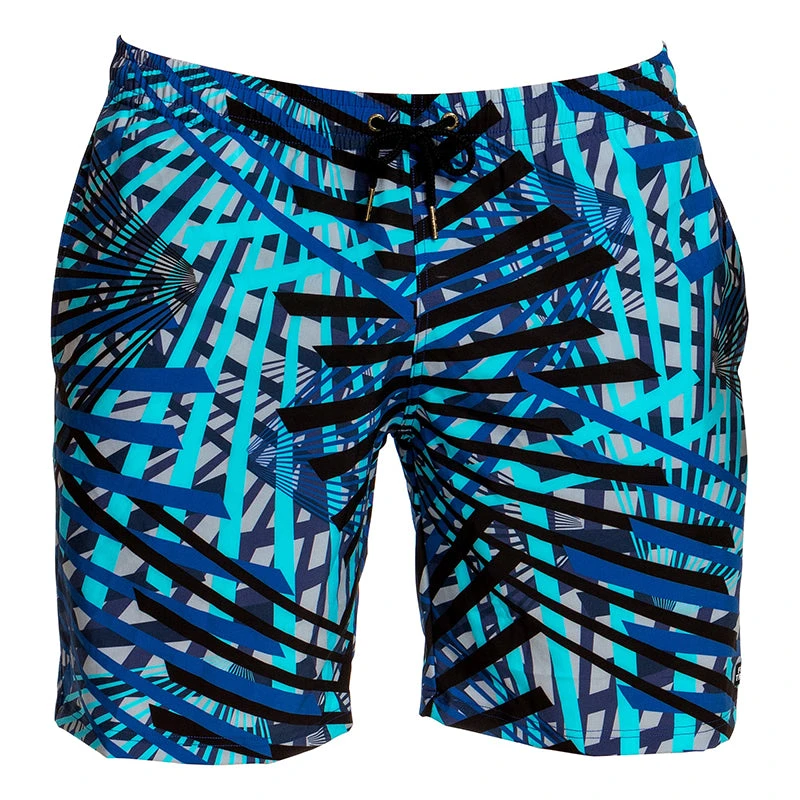 Funky Trunks - Splinter Spray Mens Long Johnny Shorts 2 Funky Trunks - Splinter Spray Mens Long Johnny Shorts - Image 2