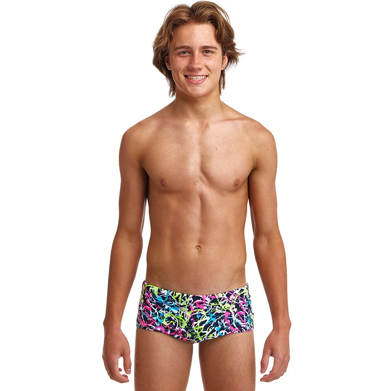 Funky Trunks - Messed Up - Boys Sidewinder Trunks 1 Funky Trunks - Messed Up - Boys Sidewinder Trunks