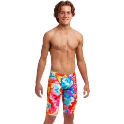 Funky Trunks - Messy Monet - Boys Training Jammers -Swim and Beyond funky trunks messy monet boys training jammers 5