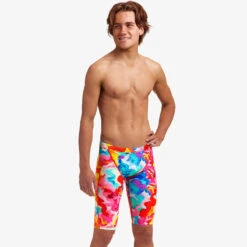 Funky Trunks - Messy Monet - Boys Training Jammers -Swim and Beyond funky trunks messy monet boys training jammers 6