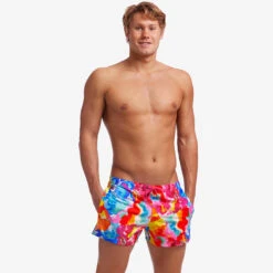 Funky Trunks - Messy Monet - Mens Shorty Shorts Short 8 Funky Trunks - Messy Monet - Mens Shorty Shorts Short -Swim and Beyond funky trunks messy monet mens shorty shorts short 4