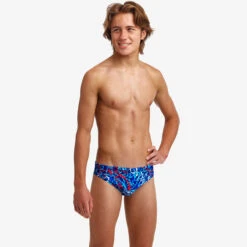 Funky Trunks - Mr Squiggle - Boys Classic Briefs 7 Funky Trunks - Mr Squiggle - Boys Classic Briefs -Swim and Beyond funky trunks mr squiggle boys classic briefs 4