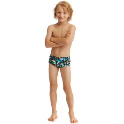 Funky Trunks - Night Life - Toddler Boys Eco Printed Trunks -Swim and Beyond funky trunks night life toddler boys eco printed trunks 4