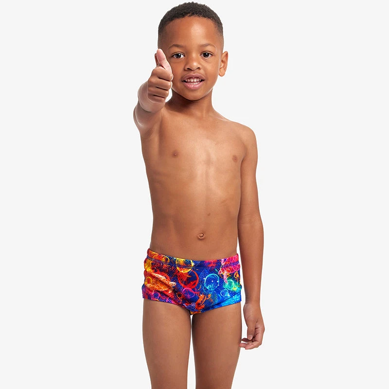 Funky Trunks - Ocean Galaxy - Toddler Boys Printed Trunks 4 Funky Trunks - Ocean Galaxy - Toddler Boys Printed Trunks - Image 4