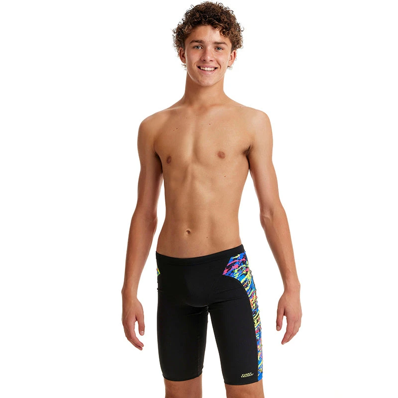 Funky Trunks - Paint Smash - Boys Training Jammers 1 Funky Trunks - Paint Smash - Boys Training Jammers