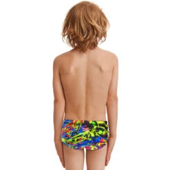 Funky Trunks - Paint Smash - Toddler Boys Printed Trunks -Swim and Beyond funky trunks paint smash toddler boys printed trunks 4