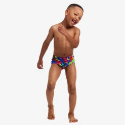 Funky Trunks - Paint Smash - Toddler Boys Printed Trunks -Swim and Beyond funky trunks paint smash toddler boys printed trunks 7
