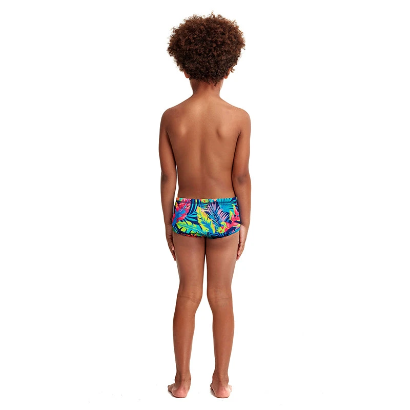 Funky Trunks - Palm Off - Toddler Boys Eco Printed Trunks 3 Funky Trunks - Palm Off - Toddler Boys Eco Printed Trunks - Image 3