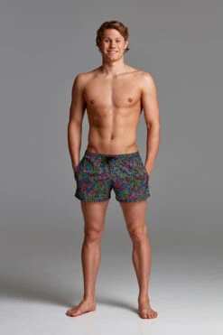 Funky Trunks - Poison Pop Mens Shorty Shorts Short -Swim and Beyond funky trunks poison pop mens shorty shorts short 3
