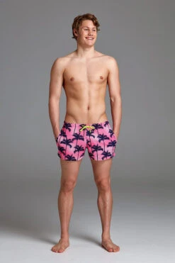 Funky Trunks - Pop Palms - Mens Shorty Shorts Short 11 Funky Trunks - Pop Palms - Mens Shorty Shorts Short -Swim and Beyond funky trunks pop palms mens shorty shorts short 5