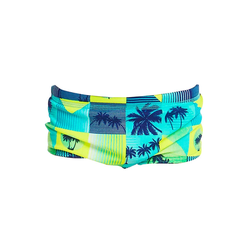 Funky Trunks - Pop Tropo - Toddler Boys Printed Trunks 2 Funky Trunks - Pop Tropo - Toddler Boys Printed Trunks - Image 2