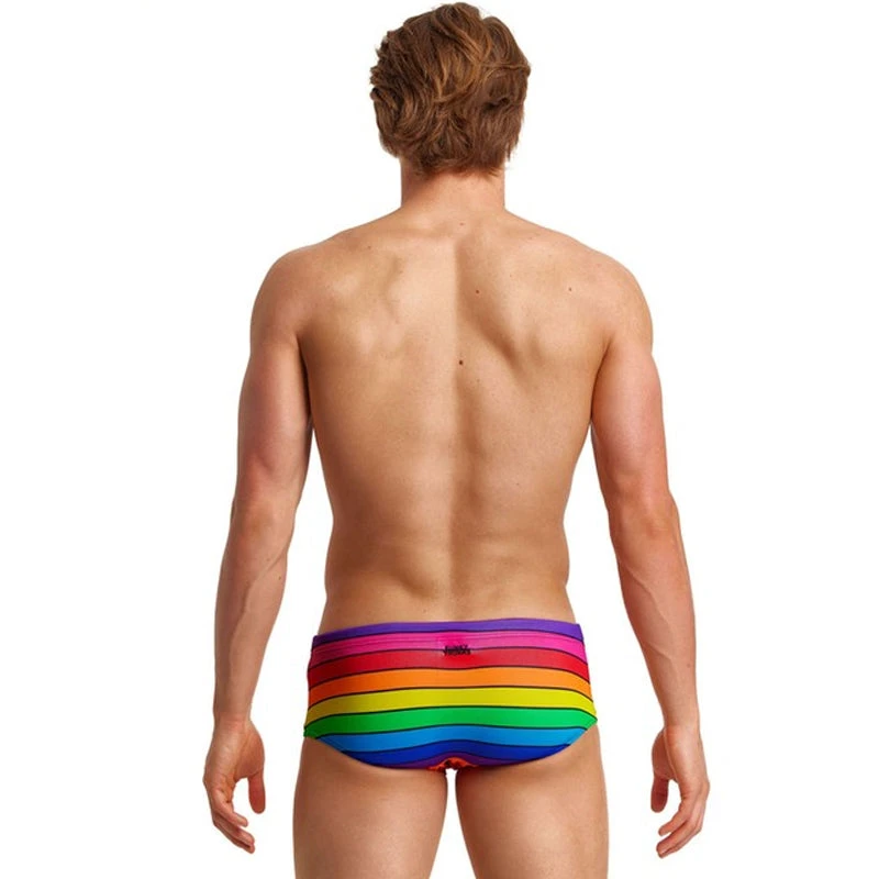 Funky Trunks - Rainbow Racer - Mens Sidewinder Trunks 2 Funky Trunks - Rainbow Racer - Mens Sidewinder Trunks - Image 2