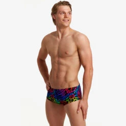 Funky Trunks - Rainbow Web - Mens Sidewinder Trunks 10 Funky Trunks - Rainbow Web - Mens Sidewinder Trunks -Swim and Beyond funky trunks rainbow web mens sidewinder trunks 4