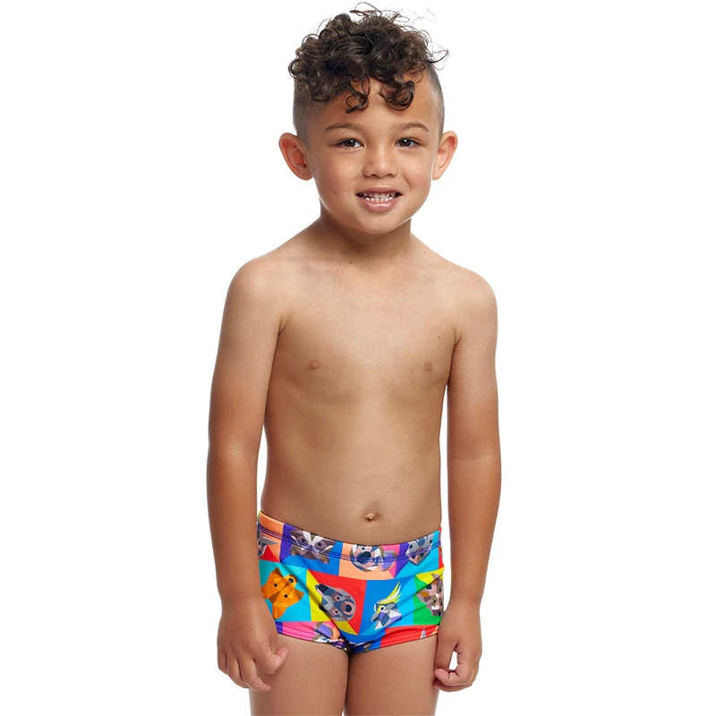 Funky Trunks - Rat Pack - Toddler Boys Printed Trunks 1 Funky Trunks - Rat Pack - Toddler Boys Printed Trunks