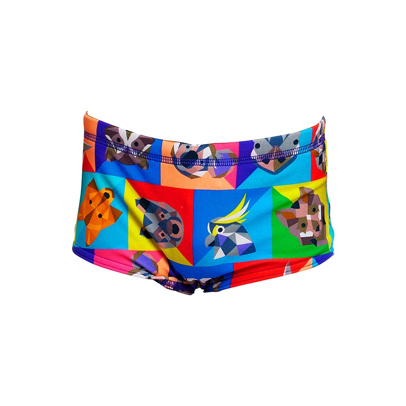 Funky Trunks - Rat Pack - Toddler Boys Printed Trunks 2 Funky Trunks - Rat Pack - Toddler Boys Printed Trunks - Image 2