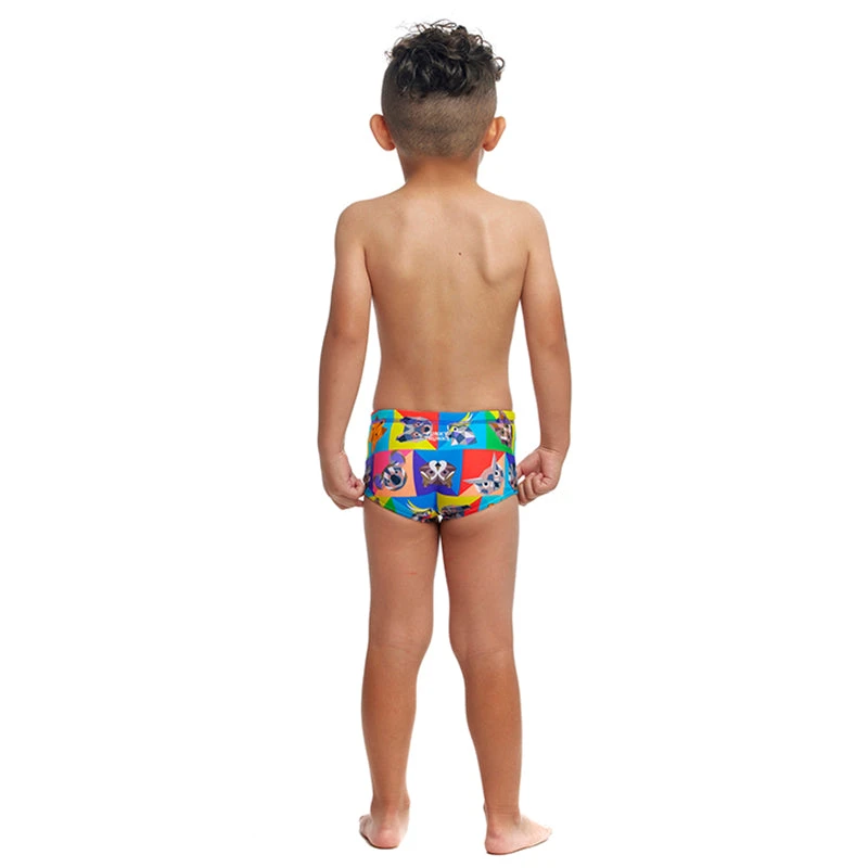 Funky Trunks - Rat Pack - Toddler Boys Printed Trunks 3 Funky Trunks - Rat Pack - Toddler Boys Printed Trunks - Image 3