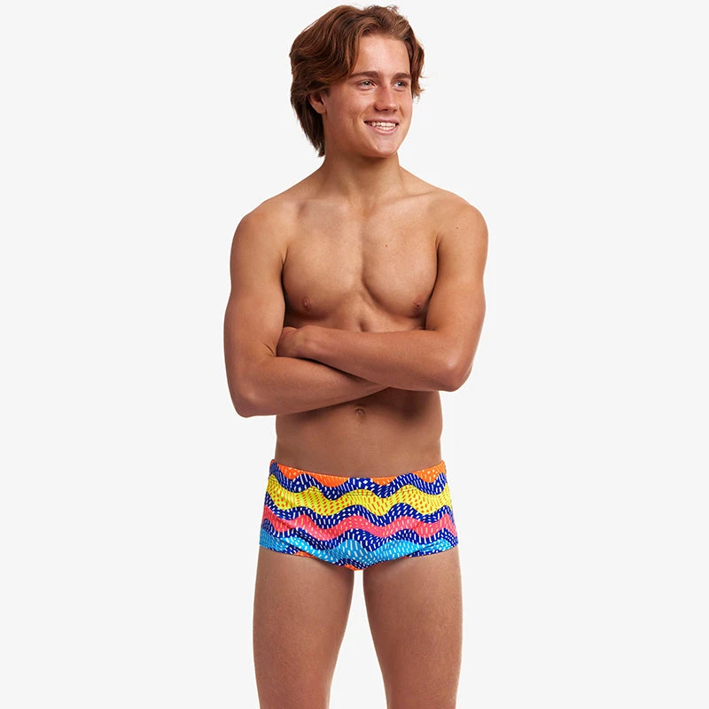 Funky Trunks - Rocky Wave - Boys Sidewinder Trunks 4 Funky Trunks - Rocky Wave - Boys Sidewinder Trunks - Image 4