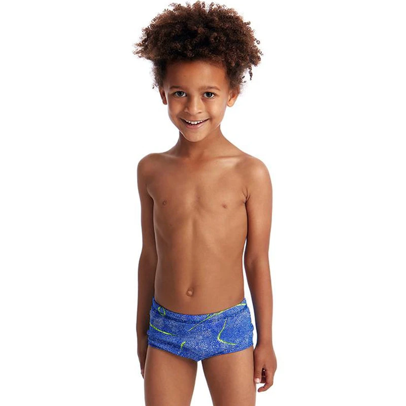 Funky Trunks - Sea Salt Toddler Boys Printed Trunk 1 Funky Trunks - Sea Salt Toddler Boys Printed Trunk