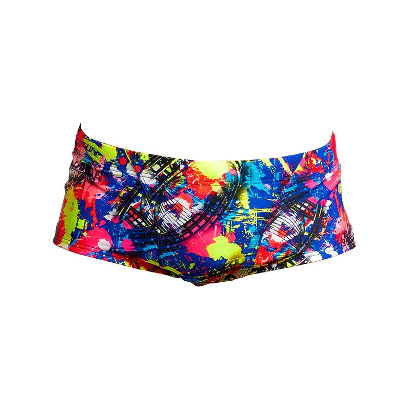 Funky Trunks - Smash City - Mens Classic Trunks 2 Funky Trunks - Smash City - Mens Classic Trunks - Image 2