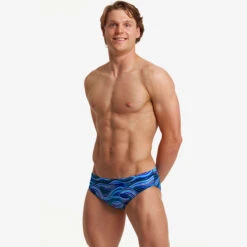 Funky Trunks - So Swell - Mens Eco Classic Briefs -Swim and Beyond funky trunks so swell mens eco classic briefs 4