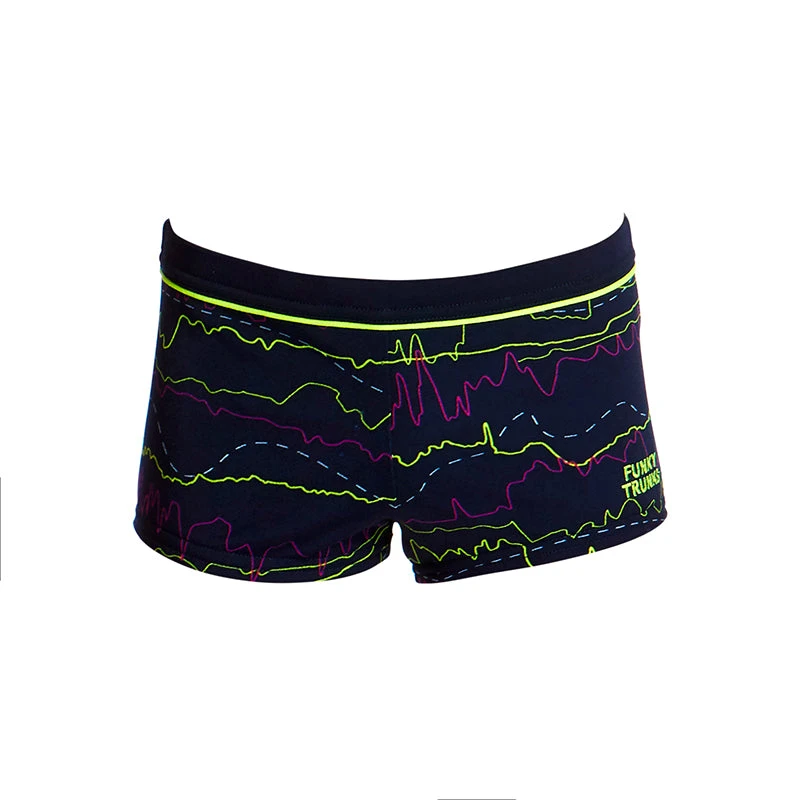 Funky Trunks - Sound System Toddler Boys Square Trunk 2 Funky Trunks - Sound System Toddler Boys Square Trunk - Image 2