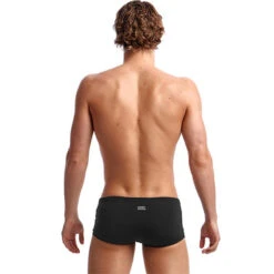 Funky Trunks - Still Black - Mens Plain Front Trunks 6 Funky Trunks - Still Black - Mens Plain Front Trunks -Swim and Beyond funky trunks still black solid mens plain front trunks 3